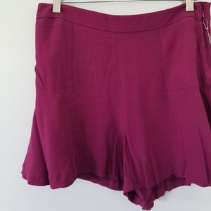 Forever21 Large magenta knit shorts